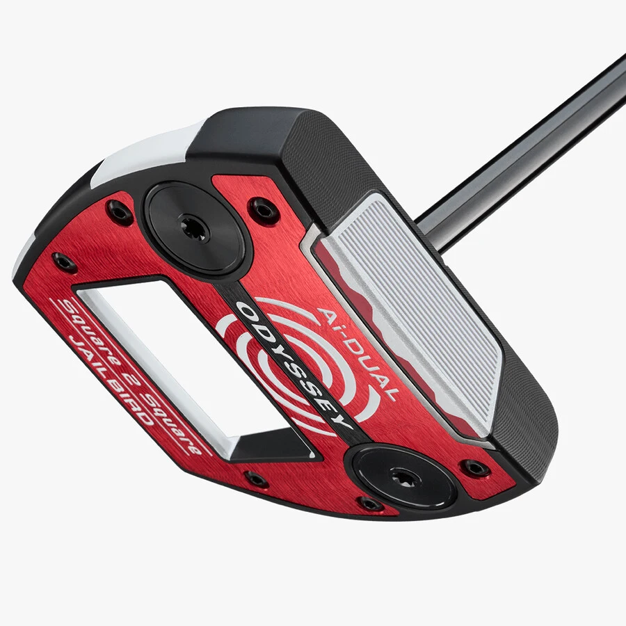 Callaway Odyssey Ai-DUAL Square 2 Square Jailbird Center Shaft Putter (2026) — Sole three-quarter