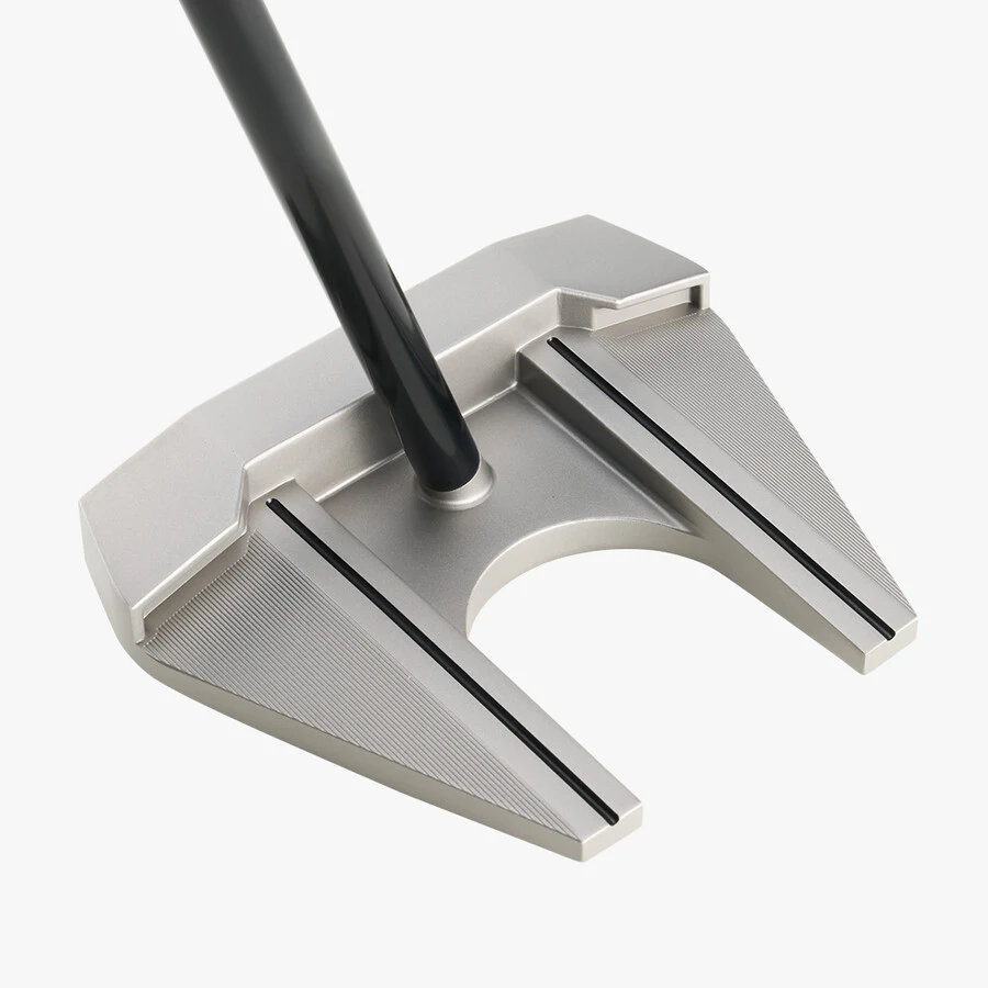 Callaway Odyssey Damascus Milled Square 2 Square Seven Center Shaft Putter (2026) — Rear three-quarter