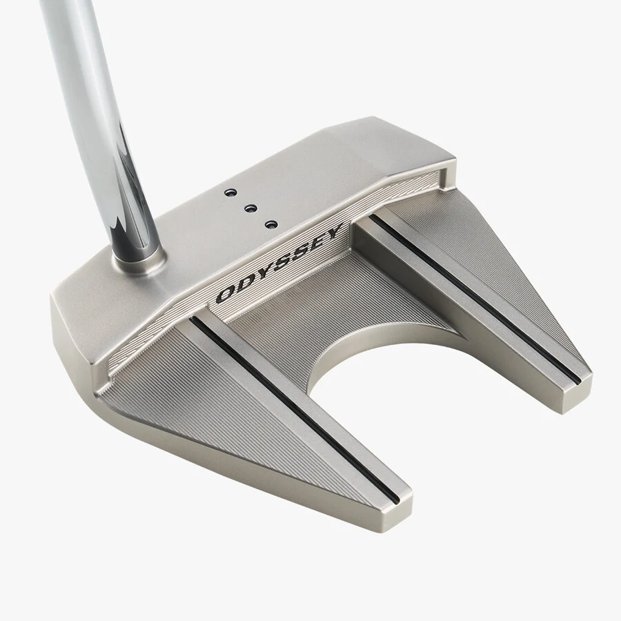 Callaway Odyssey Damascus Milled Seven Double Bend Putter (2026) — Rear three-quarter