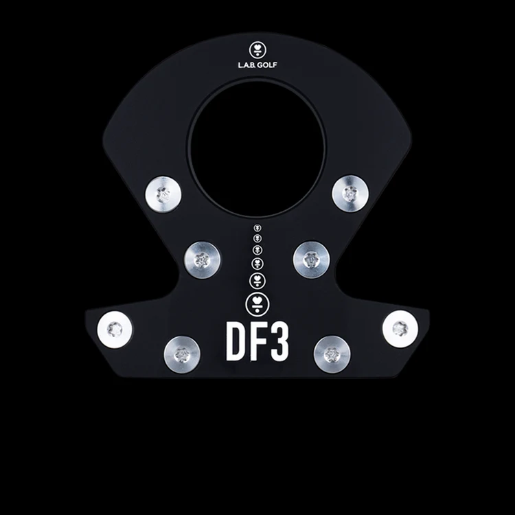 LAB Golf DF3 Putter (Black) — sole view