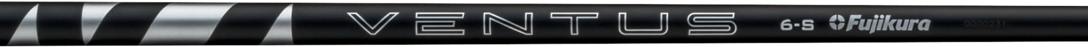 Fujikura VENTUS Black with VeloCore+ shaft — representative manufacturer markings