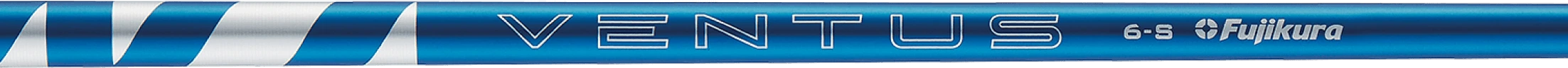 Fujikura VENTUS Blue with VeloCore+ shaft — representative manufacturer markings
