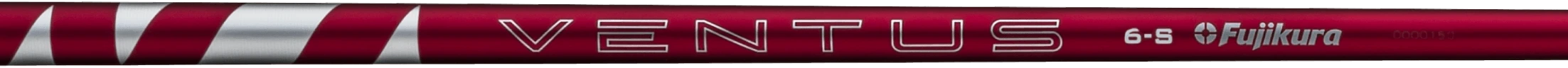 Fujikura VENTUS Red with VeloCore+ shaft — representative manufacturer markings
