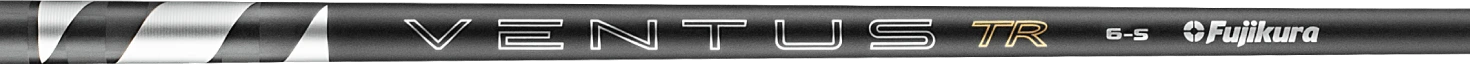 Fujikura VENTUS TR Black with VeloCore+ shaft — representative manufacturer markings