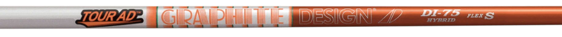 Graphite Design Tour AD DI Hybrid shaft — representative manufacturer markings