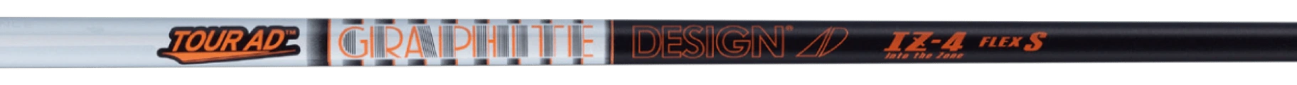 Graphite Design Tour AD IZ shaft — representative manufacturer markings