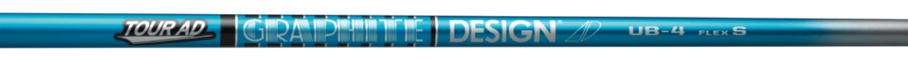 Graphite Design Tour AD UB shaft — representative manufacturer markings