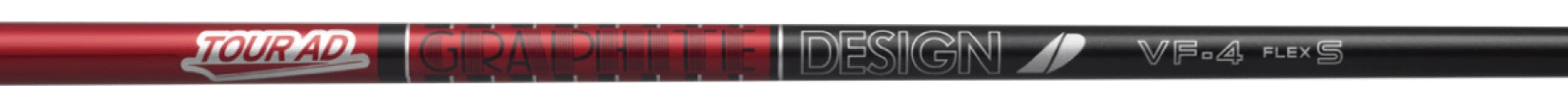 Graphite Design Tour AD VF shaft — representative manufacturer markings
